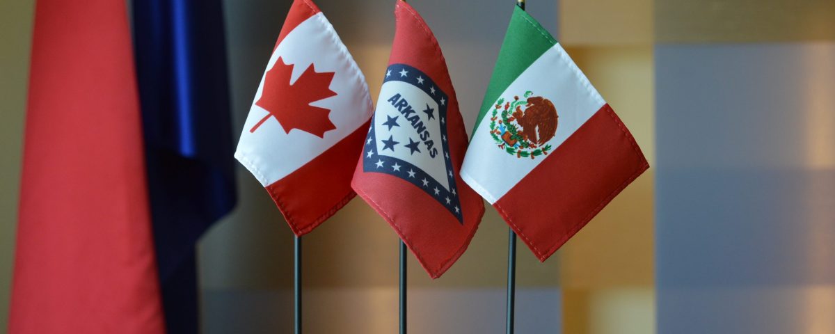Arkansas exports to Canada and Mexico increased by 14 percent in 2017 and amount to $2.1 billion in goods.