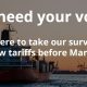 tariff impact survey